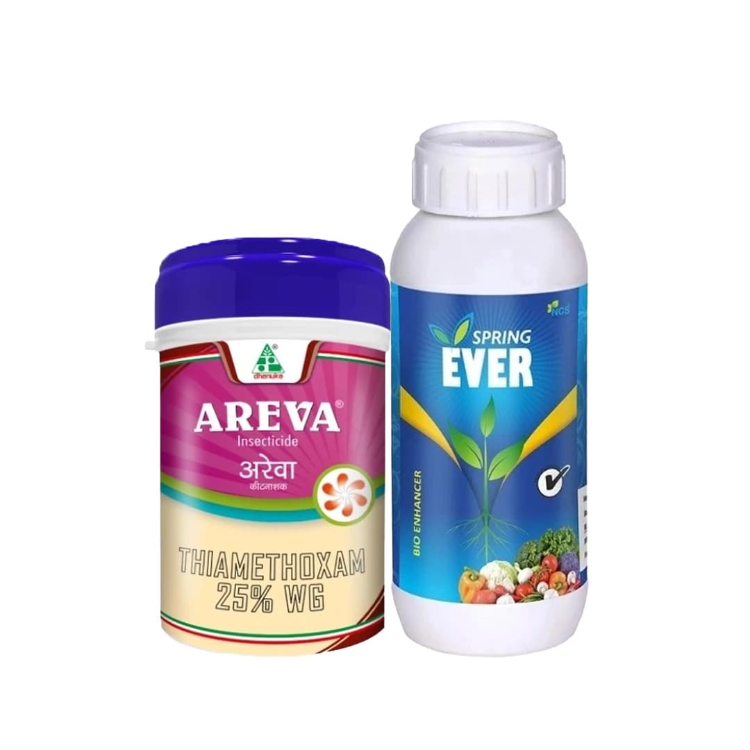 ShaktiSewaSuper Combo (Areva 250 Gm + Spring Ever 1 Ltr) Plant Growth And Pest Control For Healthy Crops